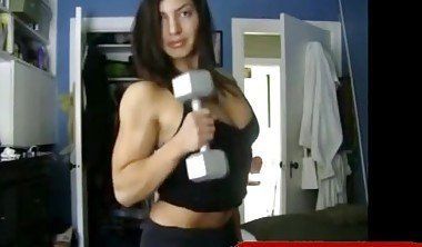 Female biceps webcam
