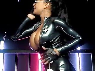best of Back held tight leather massive tits