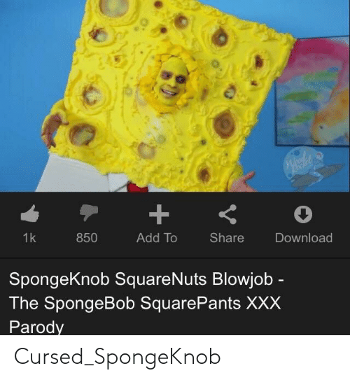 Spongeknob squarenuts spongebob squarepants parody