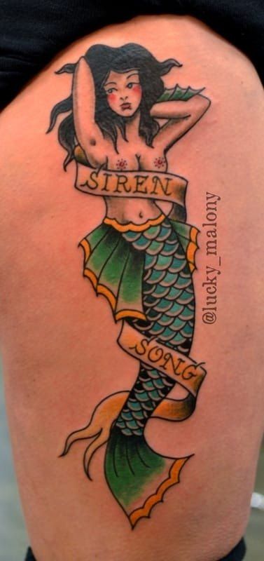 Mustard reccomend tattooed mermaid