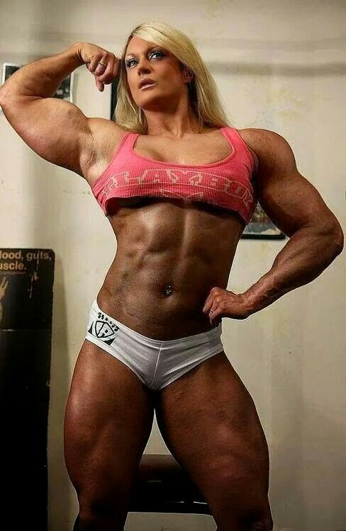 Muscle Lady Gets Creampie
