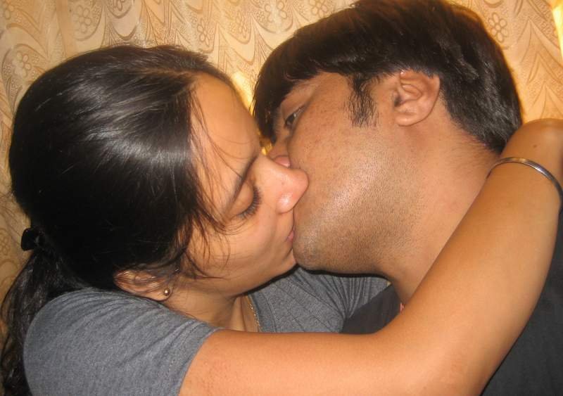 Indian desi kissing